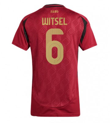 Belgien Axel Witsel #6 Hemmatröja Kvinnor EM 2024 Kortärmad